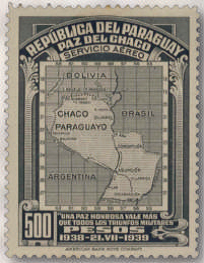 Landkaarten op postzegels.