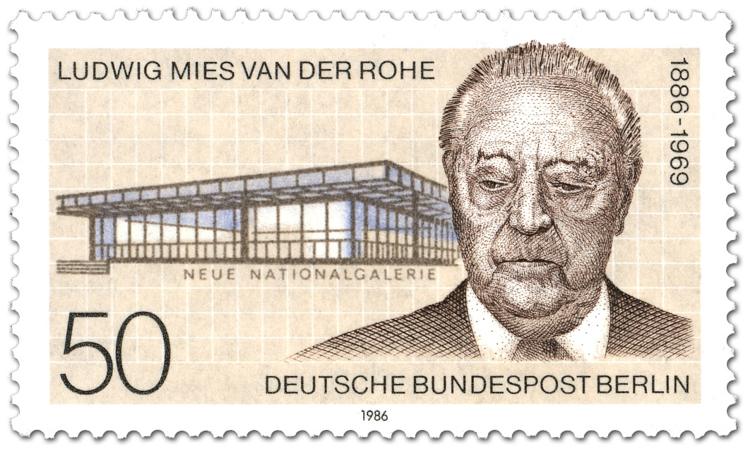 Ludwich Mies van der Rohe, een modernistisch architect