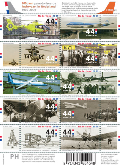 100 jaar Nederlandse luchtvaart historie.