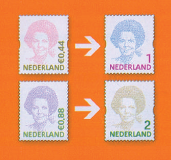 Onze postzegels krijgen een cijfer.